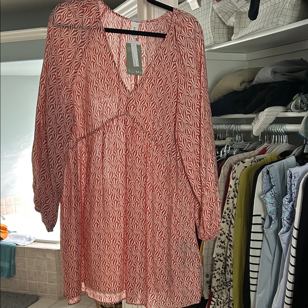 H&M Babydoll peasant dress